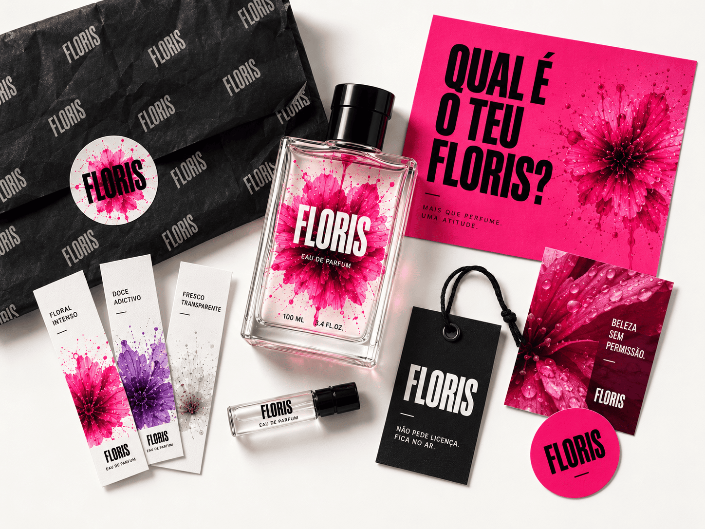 Floris — identidade visual para marca de perfumaria