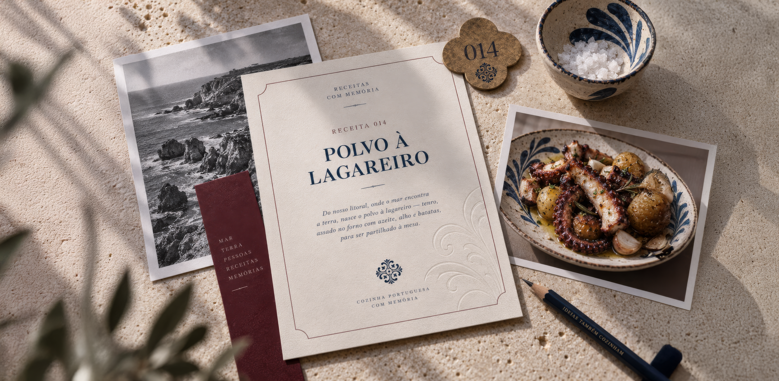 Menu do Polvo à Lagareiro da Sabores de Tradição com fotografias do prato